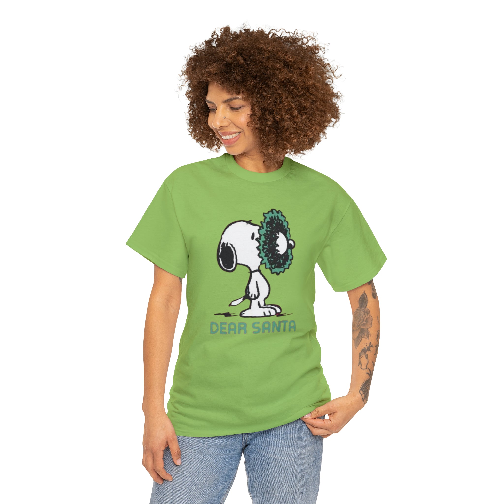 Snoopy- Unisex Heavy Cotton T-Shirt - Creations by Chris and Carlos